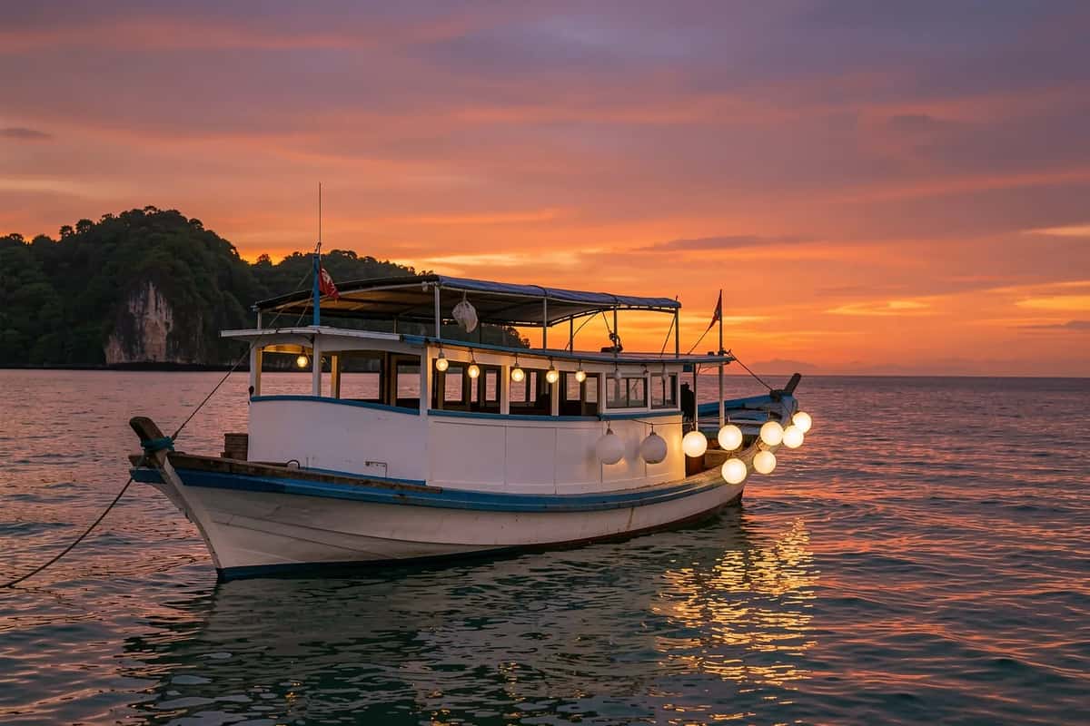 Phuket Sunset Squid Fishing: Program 3