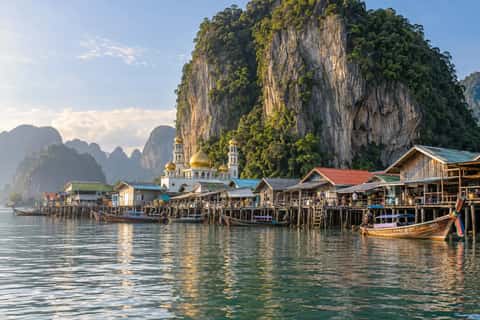 Koh panyee, Phang Nga Bay and Hong Island